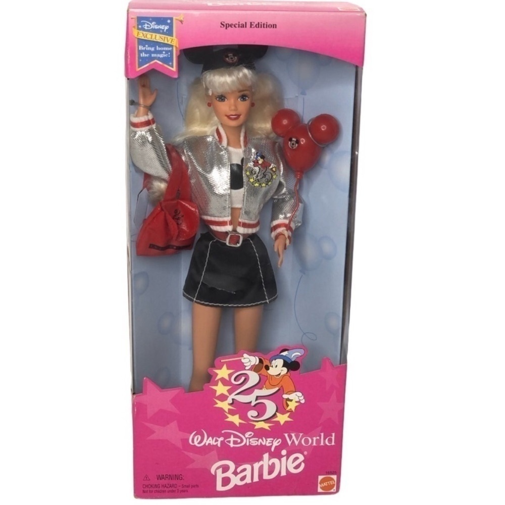 Walt Disney 25th Anniversary Barbie Doll 1996 NIB